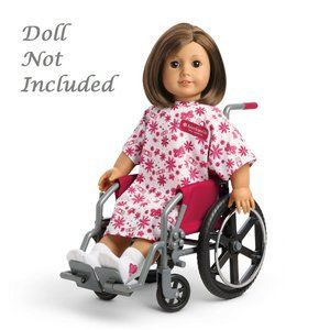 American Girl TRULY ME BERRY WHEELCHAIR for 18 Inch Dolls NEW Hospital Doctor